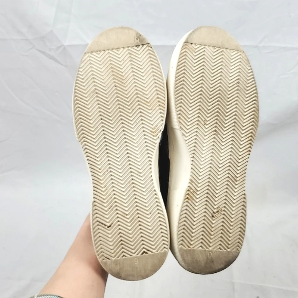 J/Slides Cleo Platform Leather Snake Embossed‎ Slip On Sneaker